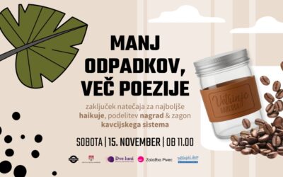 Manj odpadkov, več poezije – zaključek natečaja za najboljše haikuje