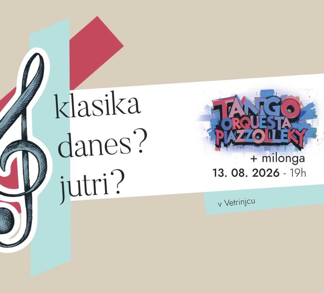 Tango Orquesta Piazzolleky + milonga | 13. 8. 2026