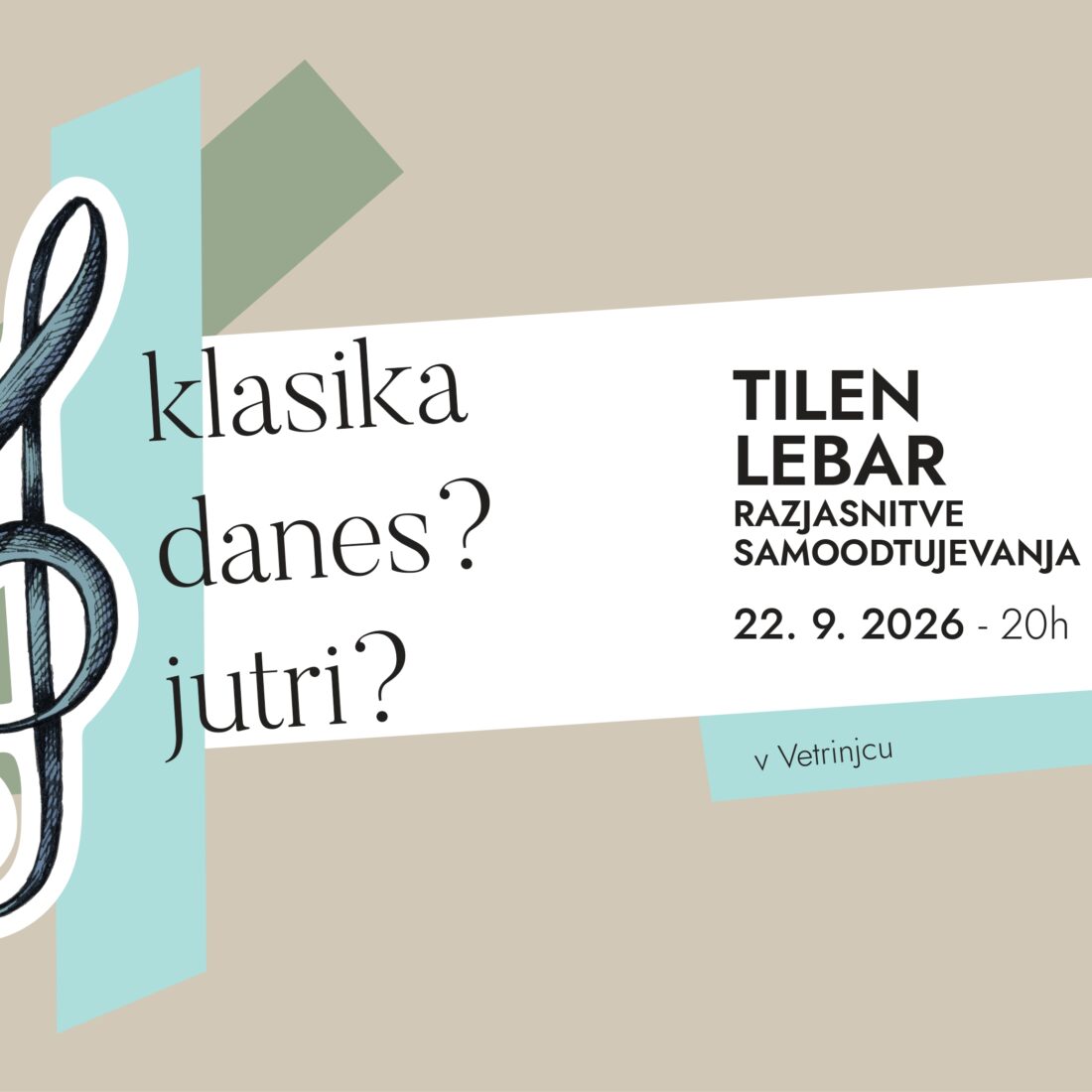 Razjasnitve samoodtujevanja – Tilen Lebar | 22. 9. 2026