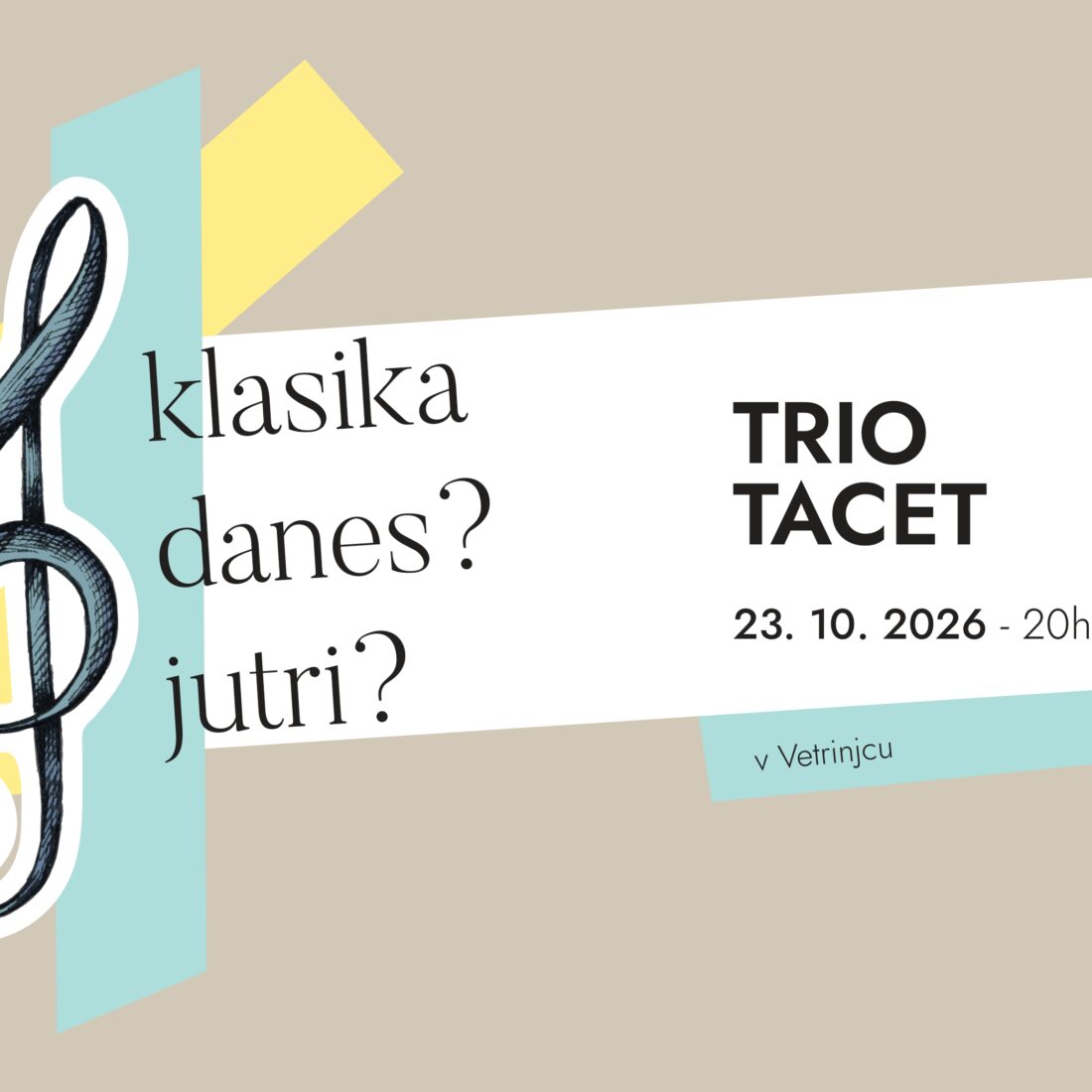 Trio Tacet | 23. 10. 2026