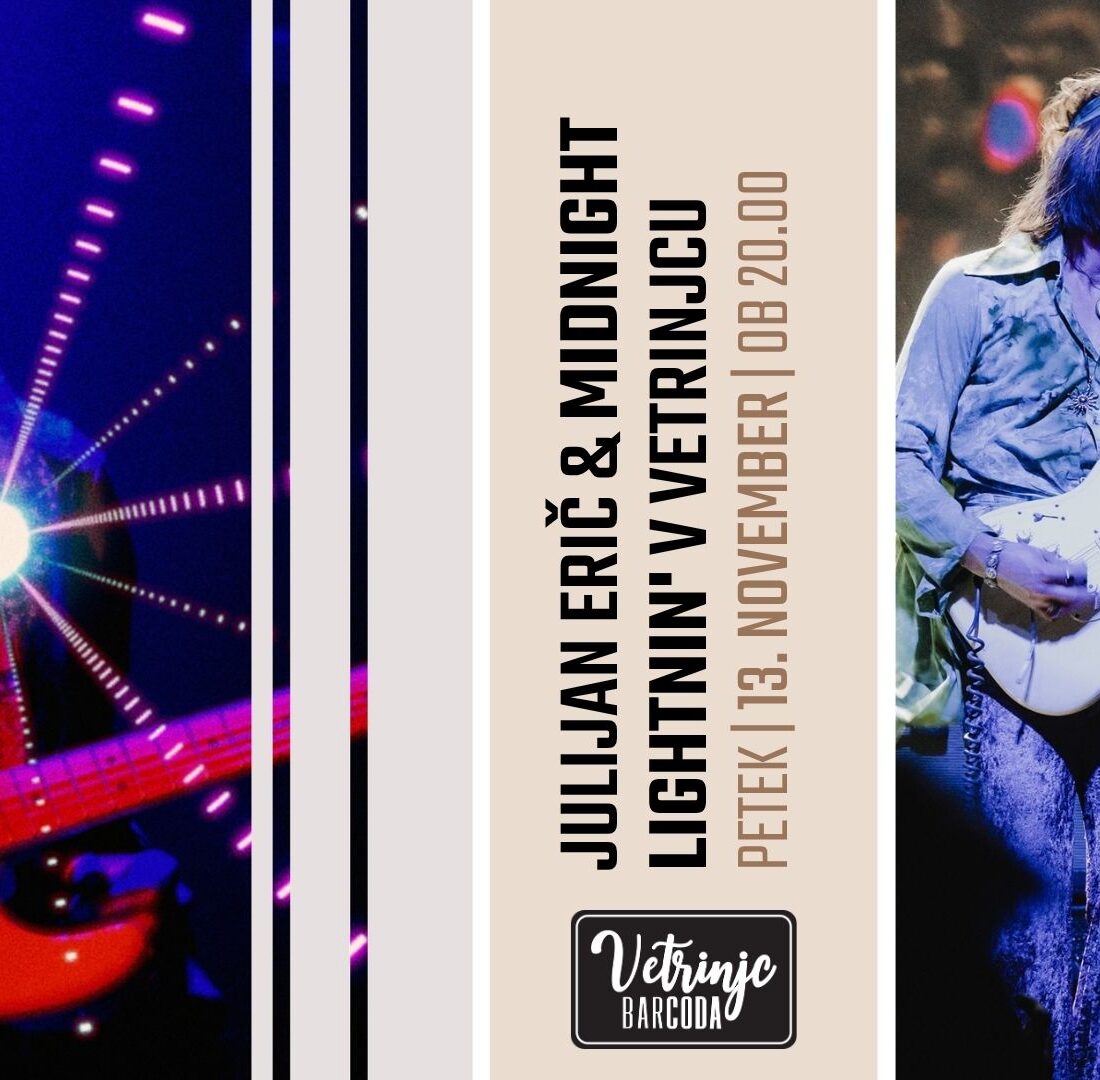 Julijan Erič & Midnight Lightnin' | 13. 11. 2026